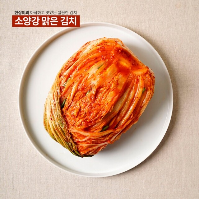 윤서식품,[소양강 맑은 김치] 국내산 배추 포기 보쌈 김장 김치 주문 강원도 1kg 3kg 5kg 10kg