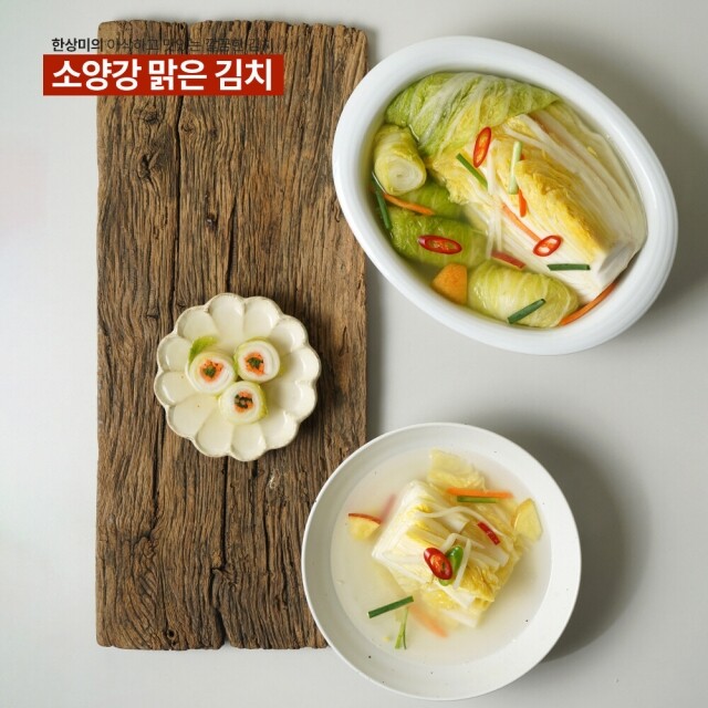 윤서식품,강원도 김치 소양강 맑은 김치 백김치 3kg,5kg,10kg