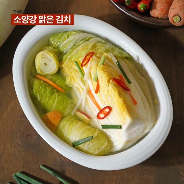윤서식품,강원도 김치 소양강 맑은 김치 백김치 3kg,5kg,10kg