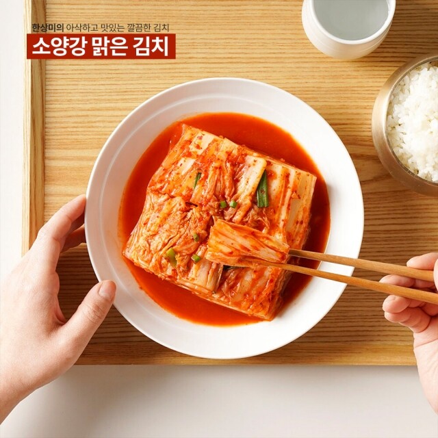 윤서식품,강원도 김치 소양강 맑은 김치  맛김치 400g 1kg 1.6kg 1kg3개 5kg 10kg