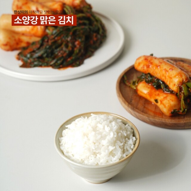 윤서식품,강원도 김치 소양강 맑은 김치 총각김치 500g,3kg,5kg,10kg