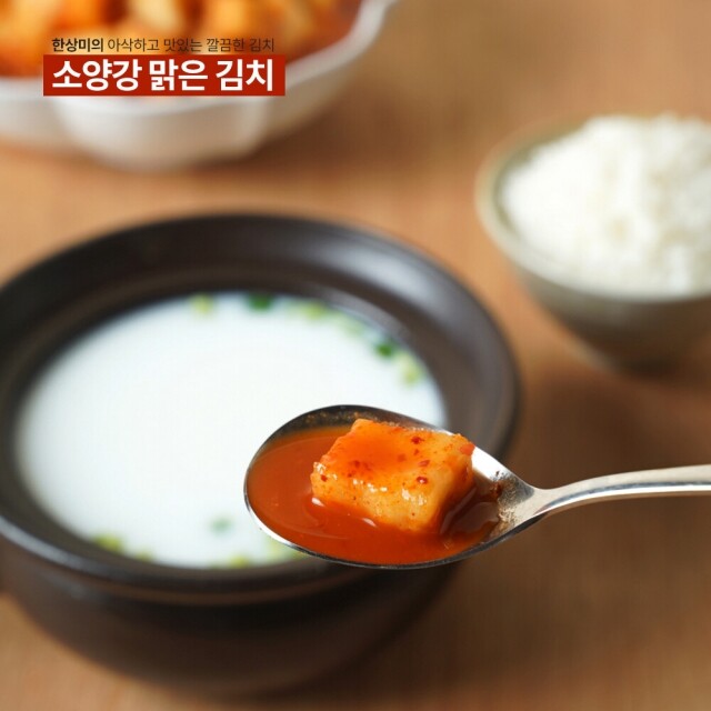 윤서식품,강원도 김치 소양강 맑은 김치 깍두기 500g,3kg,5kg,10kg