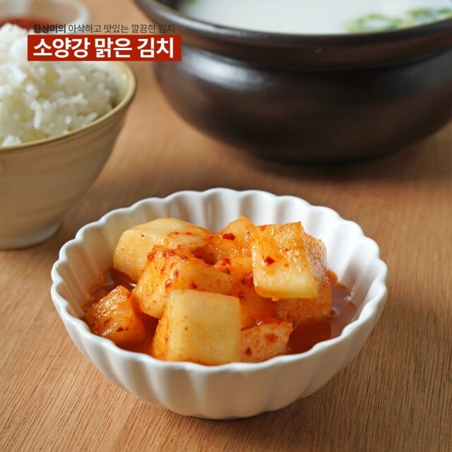 윤서식품,강원도 김치 소양강 맑은 김치 깍두기 500g,3kg,5kg,10kg