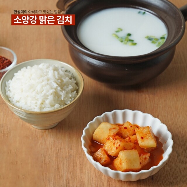 윤서식품,강원도 김치 소양강 맑은 김치 깍두기 500g,3kg,5kg,10kg
